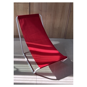 Chaise longue de plage <span class=keywords><strong>pliable</strong></span> et portable à dossier haut, rayée bleue, pour adultes, vente en gros pour le <span class=keywords><strong>camping</strong></span> - Product Image 5
