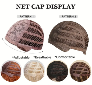 Peluca <span class=keywords><strong>Frontal</strong></span> de cabello humano recto negro de alta densidad <span class=keywords><strong>con</strong></span> flequillo gorra de <span class=keywords><strong>malla</strong></span> Rosa transpirable para todas las etnias Color de encaje HD - Product Image 6