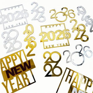 Honey And Sweetness <b>Acrylic</b> Cake Decorations 2026 New Year Party Cake Toppers Christmas Holiday Decor - Product Image 2