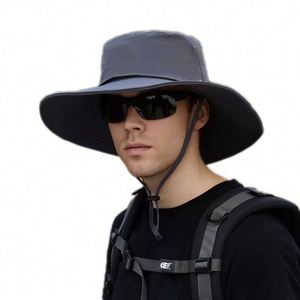 Sombrero de Malla Unisex con Ala Ancha y Protección UV, Tipo Tapa Kappe, para Mujeres, Playa, Safari, Jardinería, Pesca - Product Image 1