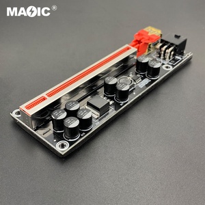 อุปกรณ์เสริมคอมพิวเตอร์อื่นๆ8ตัวเก็บประจุ PCIE <span class=keywords><strong>Riser</strong></span> 1X ถึง16X ส่วนต่อขยายบัตรแร็ค Placa Adaptador <span class=keywords><strong>Riser</strong></span> <span class=keywords><strong>Ver</strong></span> <span class=keywords><strong>009S</strong></span> Plus - Product Image 4
