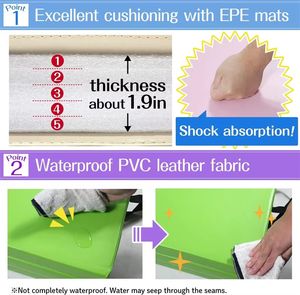 Tapis de yoga pliable léger, antidérapant, facile à ranger, pour exercices au <span class=keywords><strong>sol</strong></span>, pilates, entraînements à domicile - Product Image 3