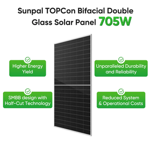 Sunpal năng lượng mặt trời hệ thống điện trên lưới 50kw 100kw thương mại năng lượng mặt trời nhà máy với MPPT điều khiển - Product Image 3