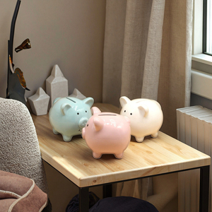 Bán Buôn Thân Thiện Với Môi Dễ Thương Bé Mô Hình Hộp Con Heo Đất Gốm Ngân Hàng Tinh Tế Ngân Hàng Đồng Xu Nhỏ Quà Tặng Cho Trẻ Em - Product Image 1