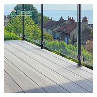 Planches de terrasse en composite WPC gaufrées, aspect bois, imperméables, pour jardin, patio et terrasse – Approvisionnement direct usine