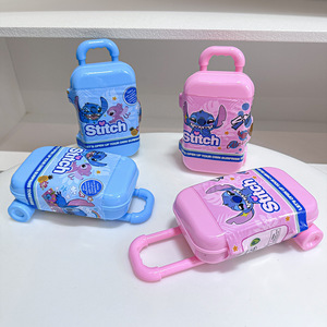 12PCS al por mayor, Cajas Sorpresa de Figuras de Acción de Loli Stitch, Lindas y Creativas, con Diseño de Maleta y Colgante Llavero, Caja Sorpresa Única - Product Image 5