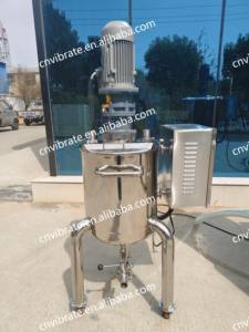 VBJX工業用苛性ソーダ化学薬品化粧品石鹸混合タンク小型真空乳化ホモジナイザーミキサー（マヨネーズ製造用） - Product Image 6