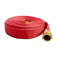 Tuyau d'incendie gainé 400 PSI 1,5 pouce avec raccord NH pour pompe de camion de pompiers, usage industriel, longueur personnalisable disponible