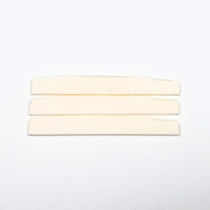 Sillín de Hueso para Guitarra Acústica 74x3x10mm, Reemplazo de Puente de Hueso Natural de Vaca, Piezas Duraderas de Alta Densidad que Fijan el Espaciado de las Cuerdas - Product Image 2