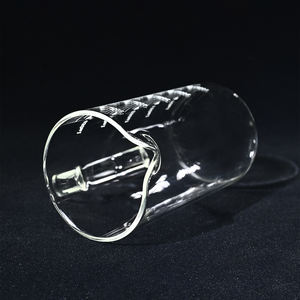 उच्च शुद्धता संक्षारण प्रतिरोधी पारदर्शी क्वार्ट्ज ग्लास हैंडल के साथ स्नातक बीकर - Product Image 6