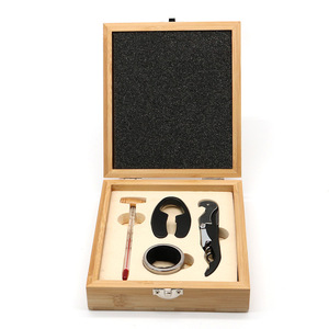 Caja Rectangular de Bambú, Color Natural, con Cierre, Organizador de Almacenamiento para Escritorio - Product Image 2
