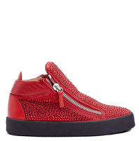 Baskets montantes de luxe noires à plateforme cloutée pour homme, style punk streetwear décontracté, mode été hip-hop 2026