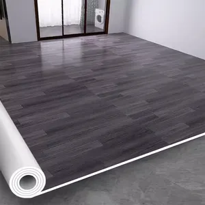 customize 0.35mm-2.0mm fireproof non-slip plastic carpet floor leather flooring roll pvc