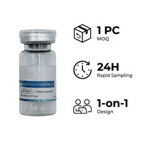 Étiquettes adhésives pour flacons de 3 ml, 5 ml, 10 ml, étiquettes en vinyle pour emballages cosmétiques, peptides, forme rectangulaire, gaufrage/débossage