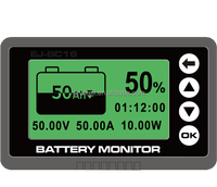 EJ-BC16-500A Smart Shunt batterie moniteur écran LCD pour batterie au Lithium RV voiturette de Golf moto électrique et Scooter