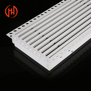 מיזוג אוויר תקרה אלומיניום מתכווננת חריץ ליניארי מפזר אוויר גריל אוורור - Product Image 4