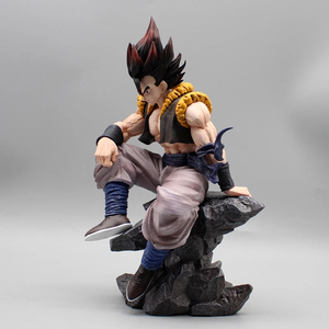 Nouveau Hotsale 22.5CM <span class=keywords><strong>Super</strong></span> <span class=keywords><strong>Saiyan</strong></span> <span class=keywords><strong>Gogeta</strong></span> Trois Tête Remplaçable Manga Collection Figurine Modèle PVC Figure Statues Jouets pour Enfants - Product Image 3