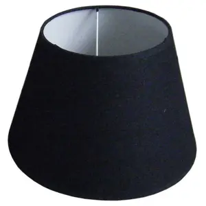 Fabric Lamp Shades Tc Fabric Round Lamp Shades Black Slip Lampshades