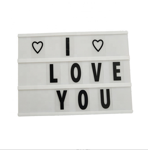 A4 <strong>CINEMATIC</strong> LED <strong>LIGHT</strong> up LETTER BOX SIGN USB WEDDING PARTY CINEMA PLAQUE SHOP - Product Image 2