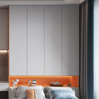 Armoire d'angle moderne BOSNiE pour chambre à coucher, design en L, gain de place, écologique, durable, facile à assembler, armoire sur mesure