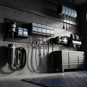 Équipement de cabine de detailing automobile PB-PRO-002 Station de detailing professionnelle avec moteur à induction 3kW et enrouleur de tuyau 15M – Solution d'atelier - Product Image 5