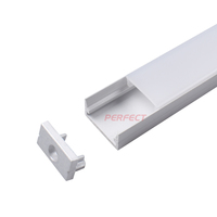 Lentes LED Lineales PERFECT ZL-1407 de Aleación de Aluminio 6063-T5, Difusor Opal, Oxidación Anódica/Recubrimiento en Polvo, Haz de 10/30/60/90 Grados