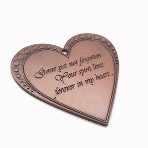 Etiqueta colgante de memoria única para campanas de viento, gota de metal, memoria de los muertos - Product Image 5