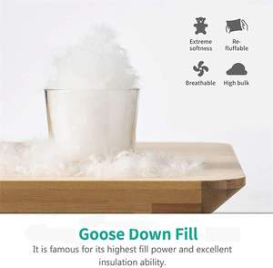 <span class=keywords><strong>Couette</strong></span> en oie blanche 100% de luxe légère 700 remplissage anti-acariens pour une utilisation printanière à la maison ou dans les hôtels - Product Image 5