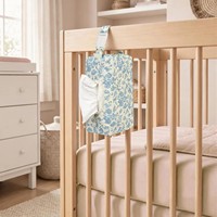 Pochette portable matelassée pour lingettes de bébé, support en coton pour lingettes, logo personnalisé, vente en gros d'usine pour poussette et voyages en extérieur