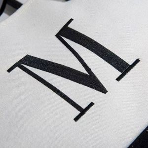 Custom <b>Printed</b> Logo White Canvas Tote Bag with Pocket and Zipper Convenient Shopping Solution - Product Image 3