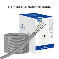 Câbles Ethernet UTP CAT5/CAT6/CAT6A directs d'usine 305m/1000ft rouleaux, cuivre massif 24AWG, en vrac pour les projets de câblage réseau