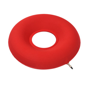 เบาะรองนั่งแบบเป่าลมทรงกลมสีฟ้าพร้อมรูสำหรับลดแรงกดและป้องกันแผลกดทับ - Product Image 5