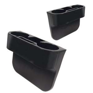 Organizador de Asiento con Portavasos Doble y Soporte para Teléfono, Universal para Autos, Material ABS, Caja de Almacenamiento para Asiento Delantero - Product Image 4