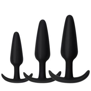 Haute qualité 3 pièces Silicone <span class=keywords><strong>Anal</strong></span> <span class=keywords><strong>Plug</strong></span> ensemble de formation <span class=keywords><strong>Anal</strong></span> sexe formateur Massage de la Prostate Anus dilatateur <span class=keywords><strong>Anal</strong></span> navire ancre - Product Image 3
