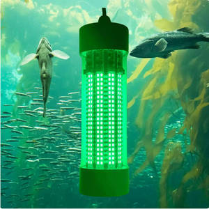 12V <span class=keywords><strong>DC</strong></span> 200W 防水水中LED集魚灯 高輝度アルミフレーム グリーン クラッピー イカ 海釣り用集魚灯 - Product Image 2