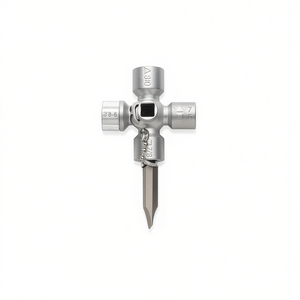 Clé universelle pour panneaux et armoires électriques, tous systèmes de verrouillage courants - Product Image 1