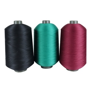 <span class=keywords><strong>Fil</strong></span> DTY <span class=keywords><strong>en</strong></span> polyester hautement élastique 75D/36F/2 teint <span class=keywords><strong>en</strong></span> masse, imitation nylon, pour empeignes de chaussures - Product Image 2