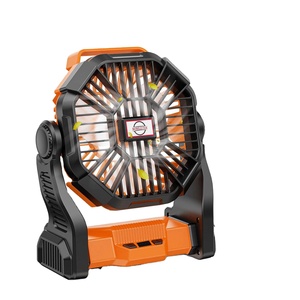2026 Heavy-Duty Camping Usb Rechargeable, 10000Mah <b>Battery</b> <b>Operated</b> Fan With Led Lantern, 32H Long Runtime for Hiking - Product Image 1