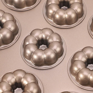 12-Cavity Donut And Cake Mold Non-Stick Baking Mold For Home Use Oven Safe Family Baking Tool - Product Image 1