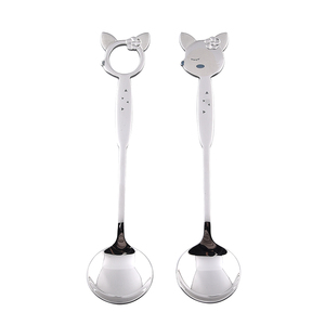 Cuillère à café à dessert en métal personnalisée en gros Cuillère à café souvenir créative Cuillère à renard Cuillère à cerf - Product Image 1