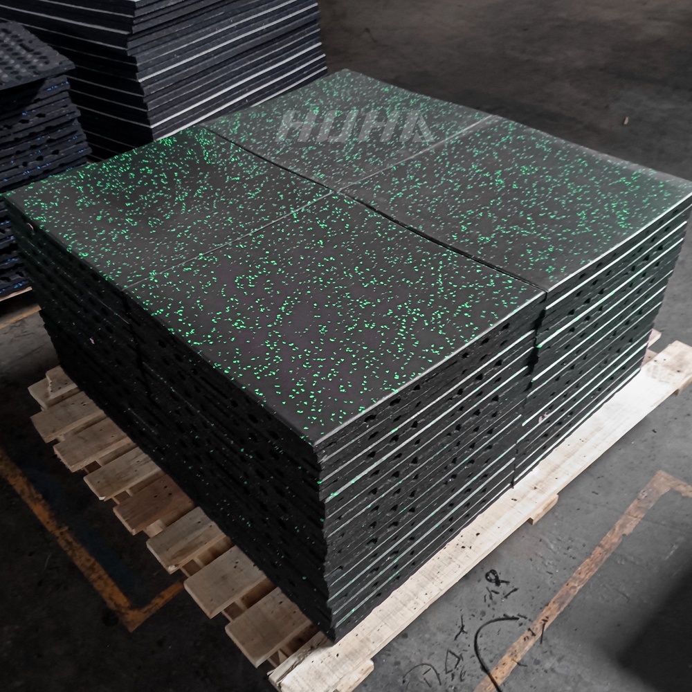 Фабрика HUHA, оптовая продажа, резиновые коврики для спортзала с прочным резиновым ковриком для спортзала с нетоксичным резиновым напольным покрытием для спортзала