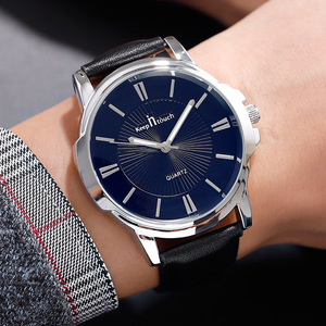 <span class=keywords><strong>Orologio</strong></span> da Uomo di Lusso con Cinturino in Pelle, Quadrante <span class=keywords><strong>Sottile</strong></span>, 12 Ore, Casual, al Quarzo, Moda, Luminoso, Impermeabile, Vendita Calda - Product Image 5