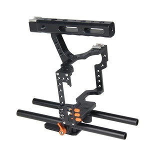 Kit de cage vidéo en alliage d'aluminium C500 pour appareil photo/caméscope, système de réalisation de films pour GH4, <span class=keywords><strong>Sony</strong></span> A7S/A7/A7R/A7RII - Product Image 5