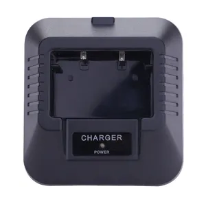 Adaptador de carregador de bateria li-ion, com indicador de carregamento ptt, estação de carga para walkie talkie série UV-5R