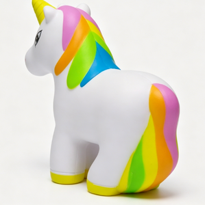 Promo Balles anti-stress licorne en mousse PU avec logo personnalisé, jouet à presser magique, cadeau en gros - Product Image 4