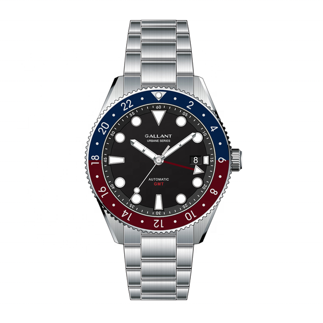 Chinese Wholesale Wrist Case Steel Automatic Mechanical for Men Brands Ceramic Bezel Insert GMT Watch Women Luxury