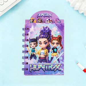 KPOP Demo Hunter A5 Cuaderno Espiral Grupo <span class=keywords><strong>de</strong></span> <span class=keywords><strong>Brujas</strong></span> Gaza Boy Band Papelería <span class=keywords><strong>de</strong></span> Dibujos Animados - Product Image 3