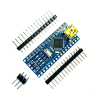 Placa de aprendizaje MCU adecuada para placa de desarrollo Nano 3.0, Micro USB, Bootloader, controlador CH340, 16MHz ATMEGA328P
