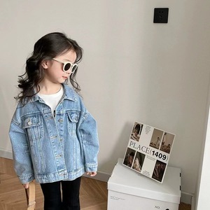 Veste en jean coréenne de haute qualité pour enfants, avec broderie florale fantaisie pour filles, idéale pour l'automne - Product Image 4