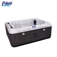 Bain à remous moderne de bonne qualité Baignoire spa de massage en acrylique avec pompe à chaleur pour les hôtels